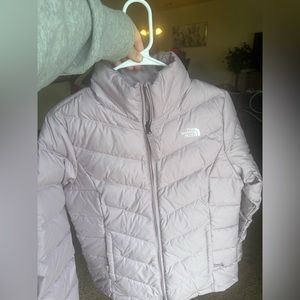 North Face Puff Coat- Light baby purple